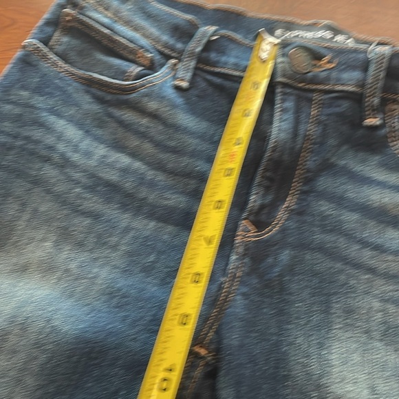 EUC EXPRESS Cropped Skinny Stretch Denim Jeans - size 10R - Picture 12 of 17